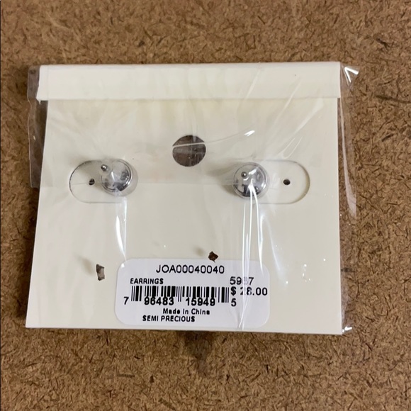 Fossil Rose Gold Earrings - Picture 4 of 5